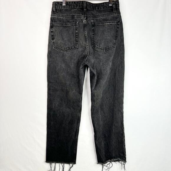 Primark Denim CO. Black Button Fly Jeans 4/6 - Picture 2 of 11